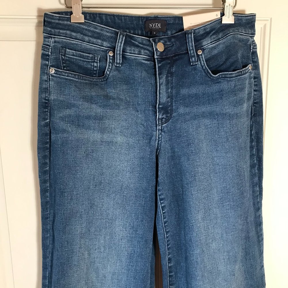 NWT NYDJ Wide Leg Trouser Brickell Jeans - Picture 2 of 4